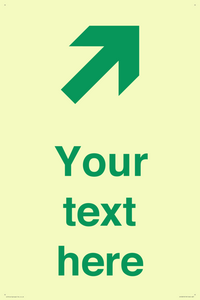 Custom Safe Condition inverse: Green Up right arrow